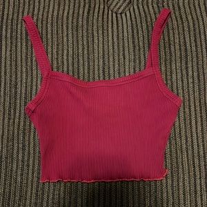 Maroon cami top